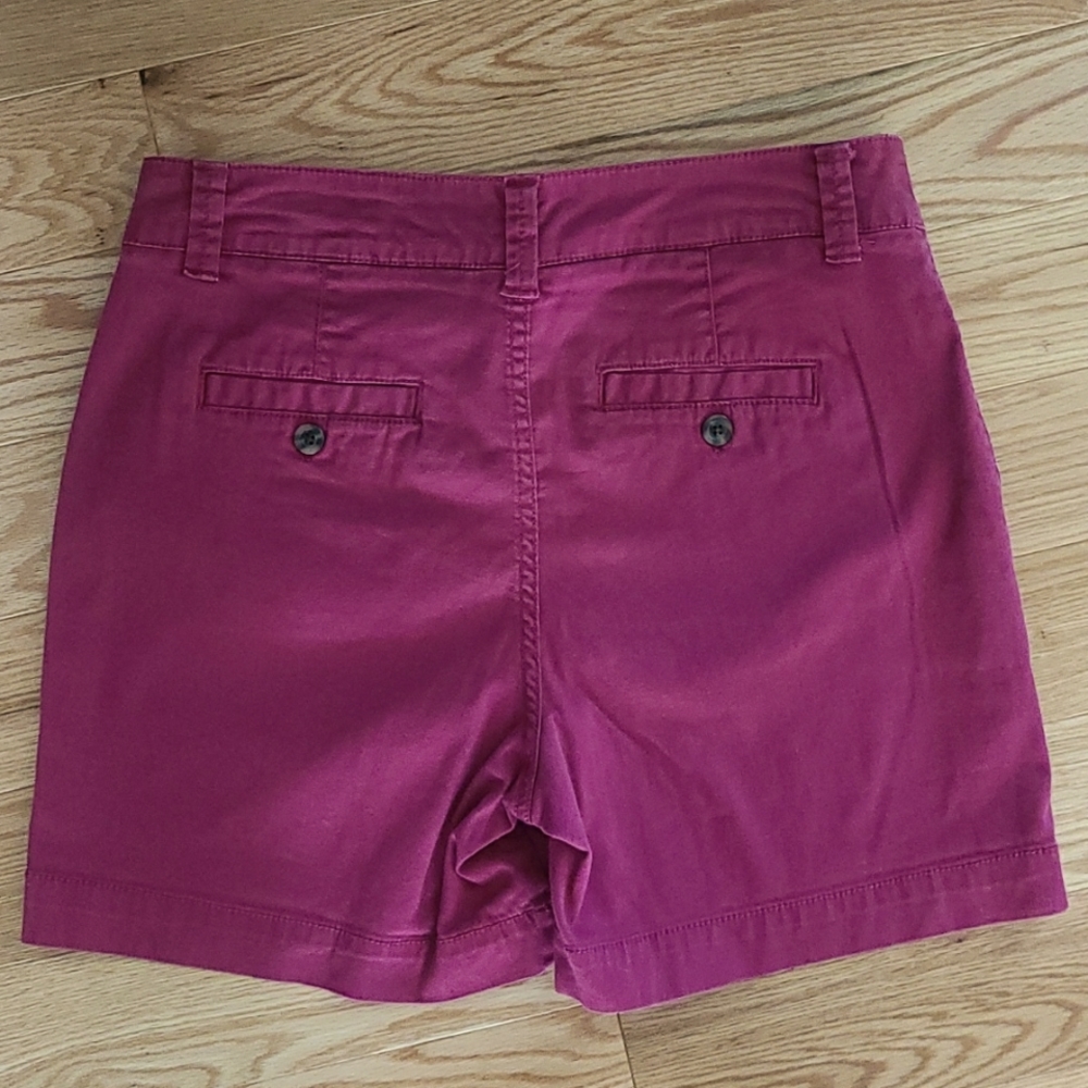 Sonoma Life & Style Original Shorts. Size 6.  Raspberry - Picture 3 of 6